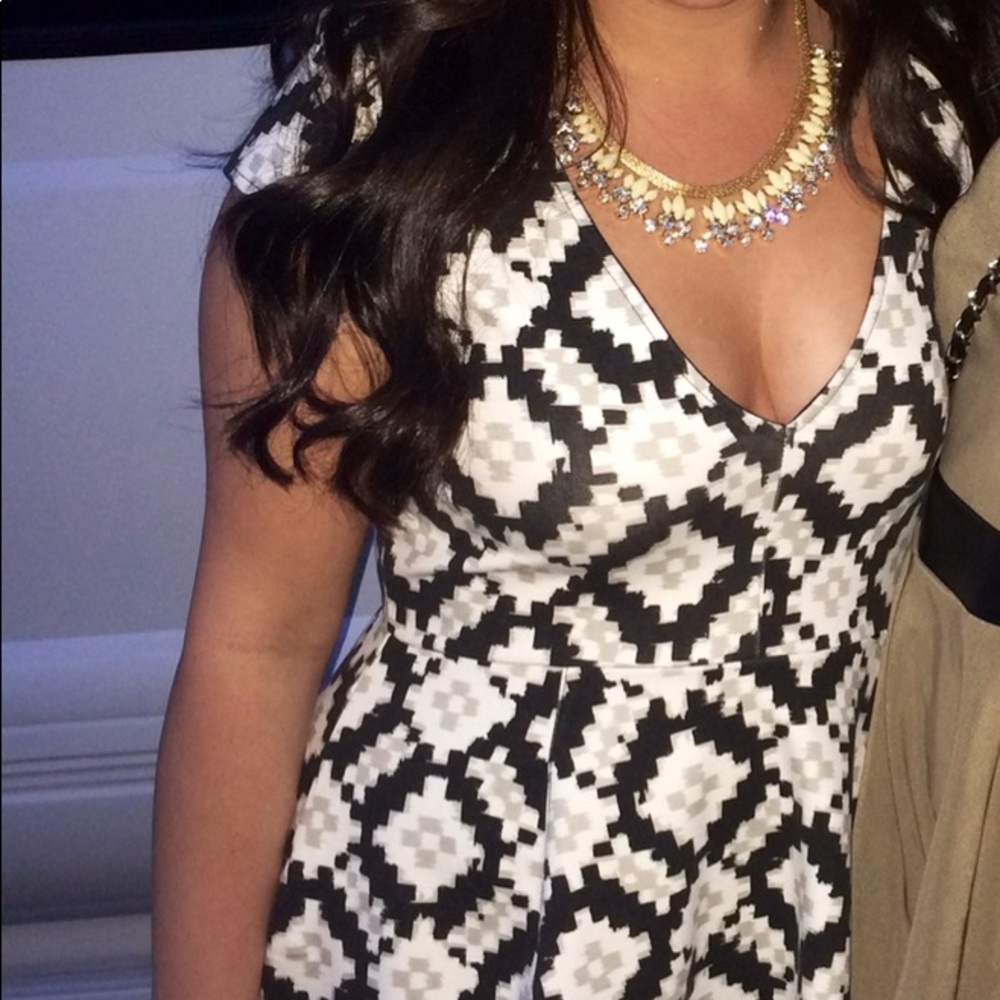 Minkpink Black & White dress